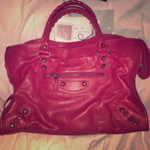 Balenciaga Giant City Rose Thulian Rose Gold GH